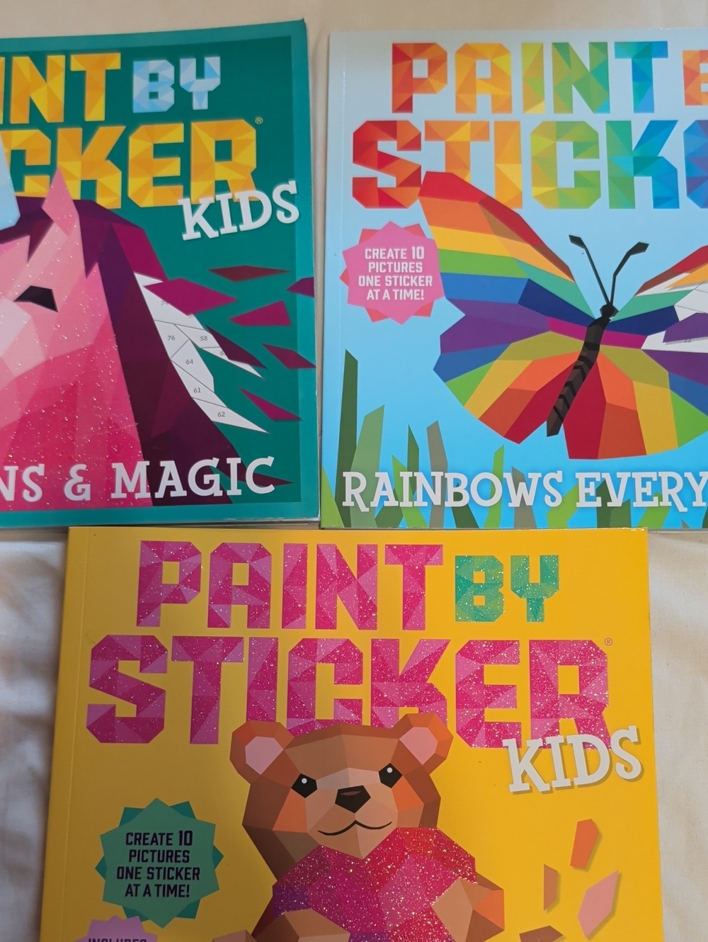 Paint By Sticker Books For Kids